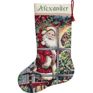 Foto 6 | Foto 6 | Dimensiones Del Kit De Calcetines Navideños Santa Claus Gold 16 Cm - Venta Internacional.
