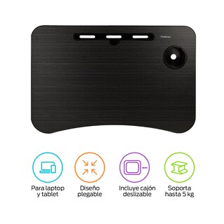 Foto 2 | Foto 2 | Mesa de Servicio Plegable Redlemon 82072-Bl color Negro