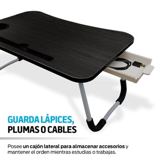 Foto 6 | Foto 6 | Mesa de Servicio Plegable Redlemon 82072-Bl color Negro