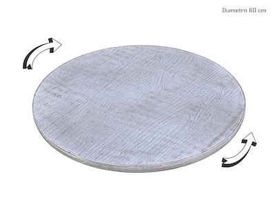 Foto 3 | Foto 3 | Charola Giratoria Hogare Lazy Susan 60 cm Vintage