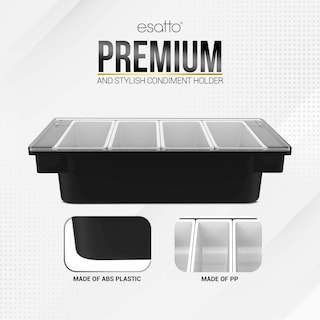 Foto 5 | Foto 5 | Soporte Para Condimentos Esatto Bar Products Refrigerado Con Insertos De 4 Pintas - Venta Internacional.