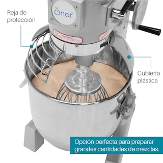 Foto 5 | Foto 5 | Batidora Industrial Onof color Blanco con Dorado color Plateado Capacidad de 10 Litros