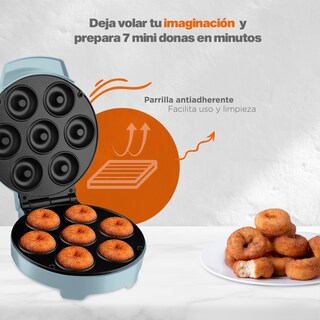 Foto 5 | Foto 5 | Maquina de Mini Donas Masterchef By Huken color Azul 7 Donuts