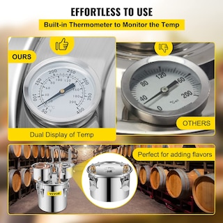 Foto 5 | Foto 5 | Destilador De Acero Inoxidable Alcohol Still Vevor De 3 Galones - Venta Internacional.