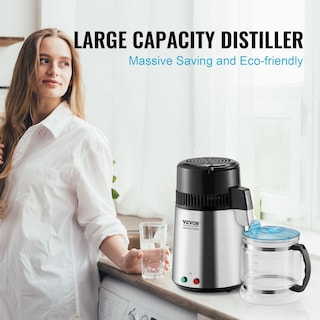 Foto 3 | Foto 3 | Destilador De Agua Vevor 4l 750w De Acero Inoxidable Plateado - Venta Internacional.