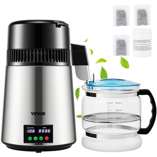 Foto 1 | Foto 1 | Destilador De Agua Vevor 4l 750w 0.3l/h Con Pantalla De Temporización Y Temperatura - Venta Internacional.