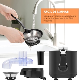 Foto 6 | Foto 6 | Extractor de Jugos Sangkee K100053 Negro 2 Modos de Velocidad 350w