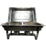 Chafer Shorbull Buffet Banquete Rectangular Acero Inoxidable Medio