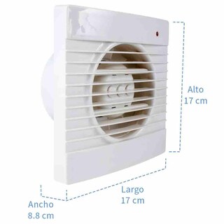 Foto 3 | Foto 3 | Extractor de Aire para Interiores IUSA 619490 color Blanco 12 W