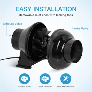 Foto 4 | Foto 4 | Kit De Ventilación Ipower, Ventilador En Línea De 4 Pulgadas Y 195 Cfm Con Carbon F - Venta Internacional.