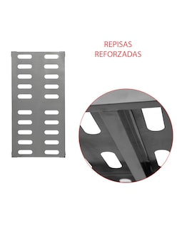 Foto 4 | Foto 4 | Anaquel Tipo Marimba Mindejal Mam90  Acero