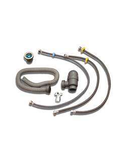 Foto 8 | Foto 8 | Lavamanos A Pedal Mindejal Lav-pdal Gris De Acero Inoxidable Con Piezas De Instalación