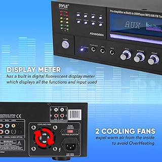 Foto 4 | Foto 4 | Amplificador De Potencia Pyle Pd1000ba.5 1000w Bluetooth Con Radio Fm - Venta Internacional.