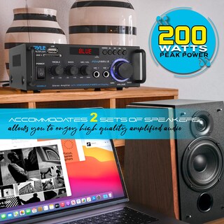 Foto 5 | Foto 5 | Amplificador De Potencia Estéreo Pyle Pda29bu.5 200w Con Bluetooth - Venta Internacional.