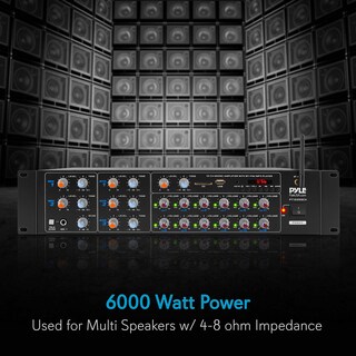 Foto 3 | Foto 3 | Amplificador De Potencia Pyle 12 Canales Inalámbrico Bluetooth 6000w - Venta Internacional.