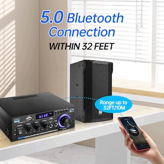 Foto 4 | Foto 4 | Amplificador Daakro Ak45 Receptor Estéreo Bluetooth 5.0 300w - Venta Internacional.