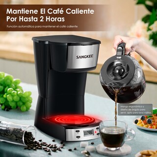 Foto 3 | Foto 3 | Cafetera de Goteo Programable Sangkee K10152 color Negro con Filtro Permanente