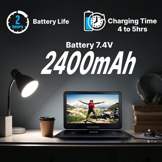 Foto 6 | Foto 6 | Reproductor Portátil De Cd/dvd Pyle Con Pantalla Hd De 15.6 Pulgadas Con Acceso. - Venta Internacional.