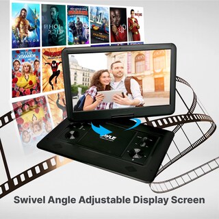 Foto 7 | Foto 7 | Reproductor De Dvd Portátil Pyle De 17,9 Pulgadas Con Pantalla Giratoria Hd - Venta Internacional.