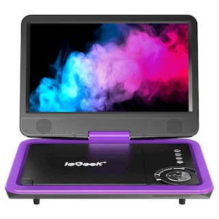 Foto 1 | Foto 1 | Reproductor De Dvd Portátil Iegeek Con Pantalla Giratoria Hd De 12,5 Pulgadas, Color Morado - Venta Internacional.