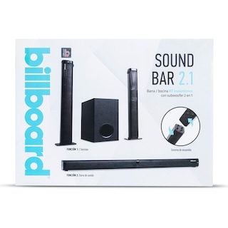 Foto 3 | Foto 3 | Barra de Sonido BILLBOARD Carbono Sound Bar Billboard color Negro con Subwoofer 2 en 1