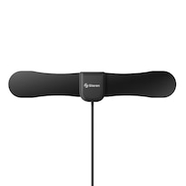 Antena Digital Plana Para Interior Steren Ant-9024 color Negro
