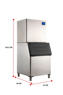 Foto 1 | Foto 1 | Fabrica De Hielo Grupo Santivae Modelo Lz-500 Negro Medidas Del Hielo: 2.22x2.22x2.22 Cm.