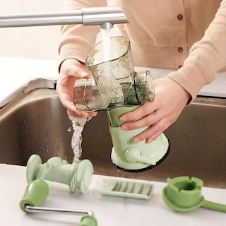 Foto 7 | Foto 7 | Molino de Carne y Alimentos Manual Hiperware con Recipiente color Verde