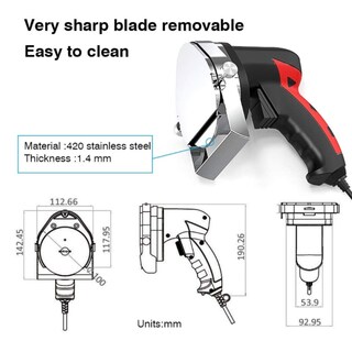 Foto 5 | Foto 5 | Rebanadora Shorbull Carne Kebab Rojo