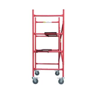 Foto 3 | Foto 3 | Andamio Portatil Acero Pegable Con Ruedas