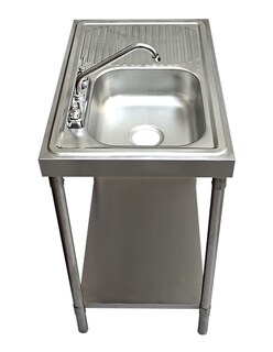 Foto 4 | Foto 4 | Tarja Izquierda Santiva Tarizs10 Acero Inoxidable Tarja Izquierda 80x50cm