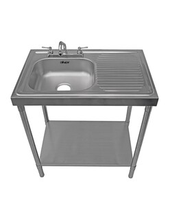 Foto 5 | Foto 5 | Tarja Izquierda Santiva Tarizs10 Acero Inoxidable Tarja Izquierda 80x50cm