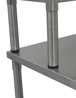 Foto 6 | Foto 6 | Mesa Isla Con Entrepaño Y Repisa Mindejal 110 Acero Mesa Isla Con Entrepaño Y Repisa 110