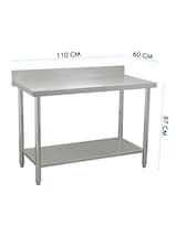 Mesa Mindejal Mmtce Acero con Entrepaño 110