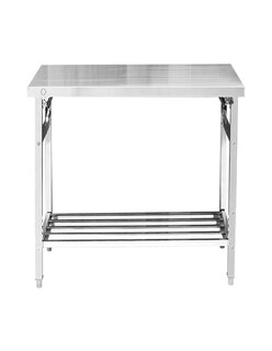 Foto 3 | Foto 3 | Mesa En Isla Plegable Mindejal Mtple01 Mesa Isla Plegable Con Entrepaño Tipo Rack