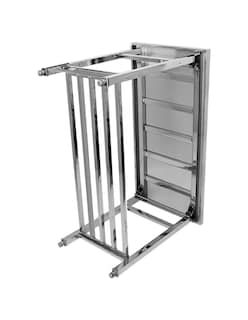 Foto 4 | Foto 4 | Mesa En Isla Plegable Mindejal Mtple01 Mesa Isla Plegable Con Entrepaño Tipo Rack