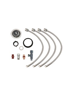 Foto 5 | Foto 5 | Lavamanos A Pared Mindejal Lav-vr01 Gris De Acero Inoxidable Valvula De Rodilla