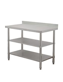 Foto 4 | Foto 4 | Mesa A Pared Mindejal Wb001 Gris De Acero Inoxidable A Pared 120x60 Cm