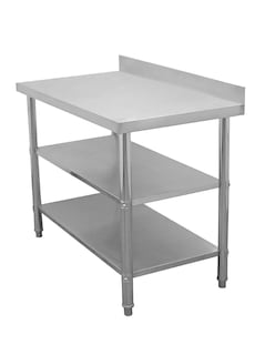 Foto 7 | Foto 7 | Mesa A Pared Mindejal Wb001 Gris De Acero Inoxidable A Pared 120x60 Cm