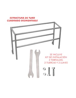 Foto 5 | Foto 5 | Mesa Pizzera 14 Insertos Mindejal Mp-060 Gris De Acero Inoxidable Copete Desmontable