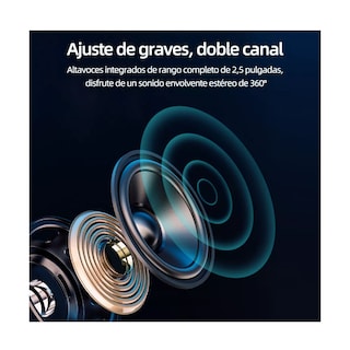 Foto 3 | Foto 3 | Bocinas Eo Safe Imports Esi-7944 color Negro Moto Alarma con Bluetooth USB