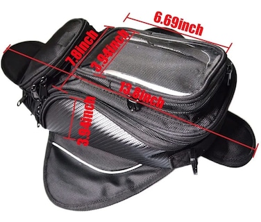 Foto 2 | Foto 2 | Bolsa Para Moto Malubero , Correas y Maleta De Moto Negra