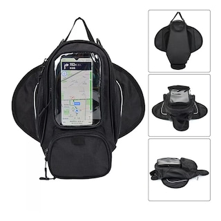 Foto 2 | Foto 2 | Bolsa de Depósito para Moto Eo Safe Imports Esi-5189 Negro con Imanes Tanque Bolsa