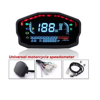 Foto 2 | Foto 2 | Velocímetro Digital Universal para Motocicleta Eo Safe Imports Negro