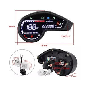 Foto 3 | Foto 3 | Tablero Digital Para Motocicleta Eo Safe Imports Esi-12299 Negro