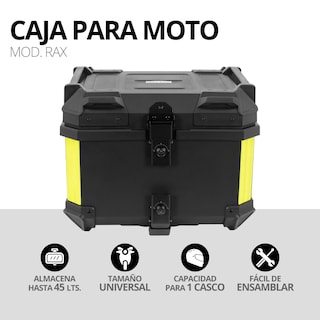 Foto 2 | Foto 2 | Onof Rex Caja Trasera Para Moto Maletero 45l Abs Baul Resistente