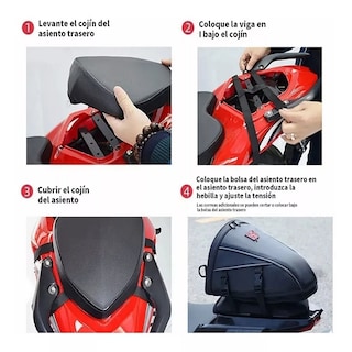 Foto 3 | Foto 3 | Alforja para Moto Malubero Impermeable color Negro
