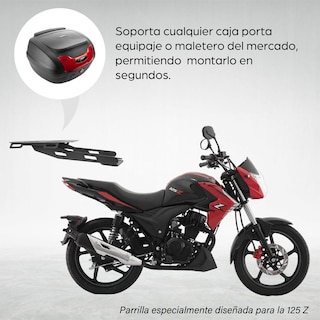 Foto 3 | Foto 3 | Parrilla para Motocicleta Match de Placa 125z color Negro
