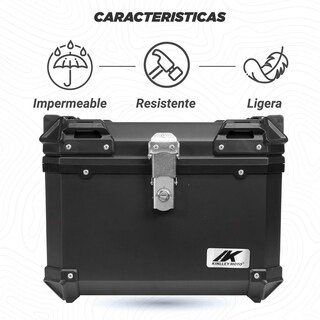 Foto 3 | Foto 3 | Caja Maletero Cajuela Porta Equipaje Moto 55l Negro Kinlley