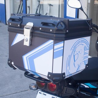 Foto 6 | Foto 6 | Caja Maletero Porta Equipaje Moto Adventure 47l Azul Kinlley